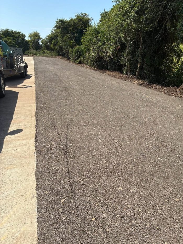 New farm access road